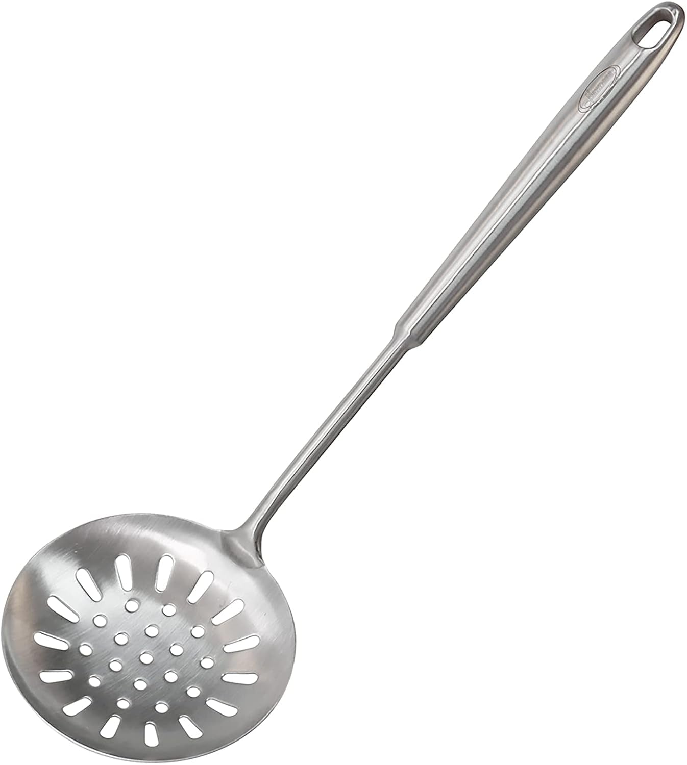 15.47 Inches Stainless Steel Slotted Skimmer with Vacuum Ergonomic round Handle