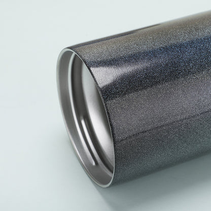 Stainless Steel Insulated Can Cooler with Dual Lid