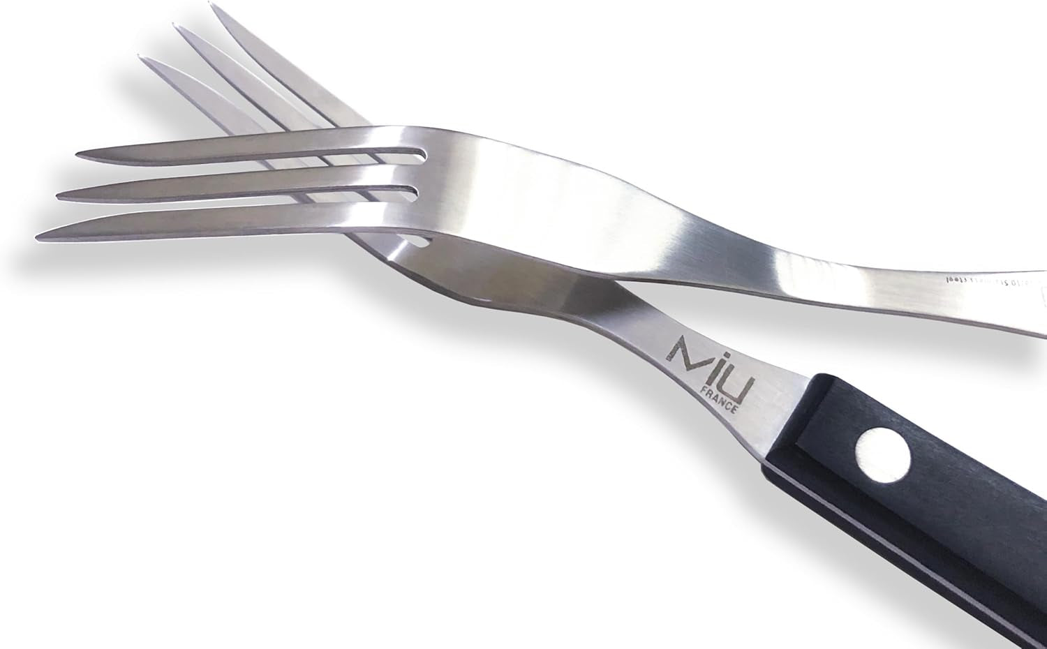 Granny Fork 10" 3-Tine - Pro-Grade Stainless Steel - Heat-Resistant BBQ Meat Fork 