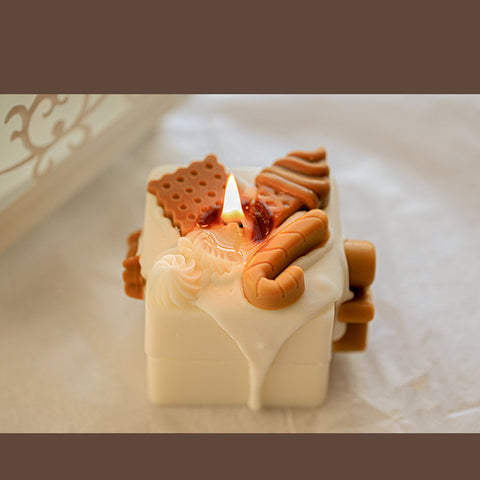 Gingerbread Man Scented Candles