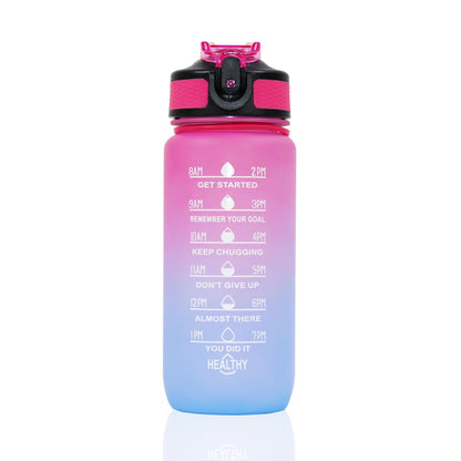 Kawaii Cartoon Face Portable Mug with Straw & Handle Strap