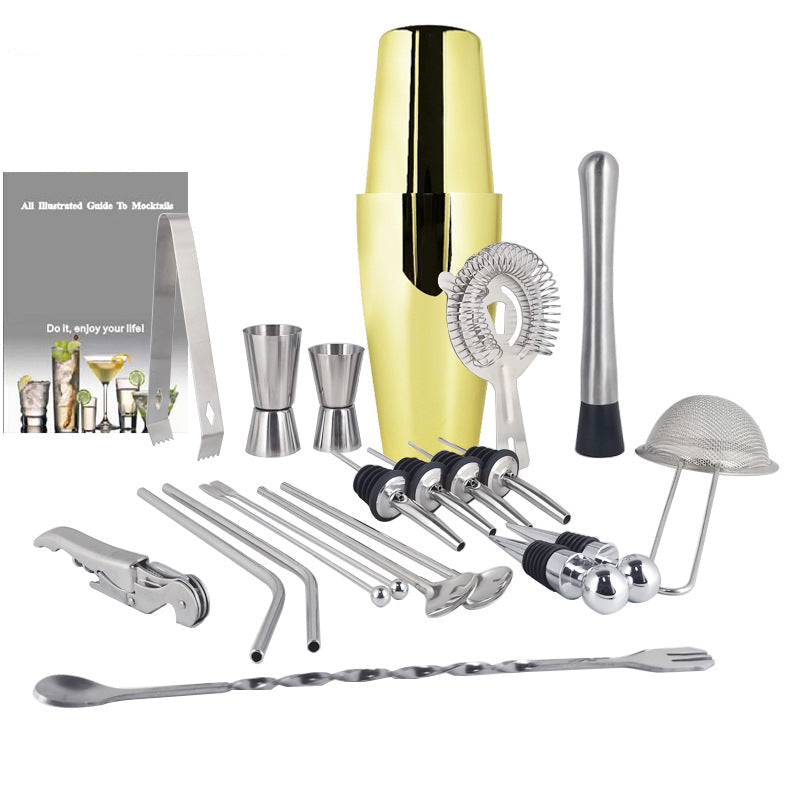 Boston Cocktail Shaker Bar Tools Wine Mixer Set
