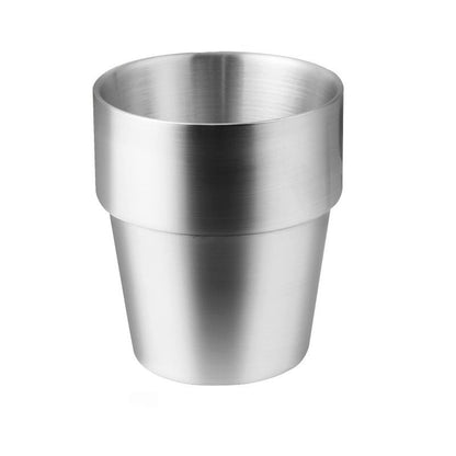 304 Stainless Steel Double Layer Mug Water Glass
