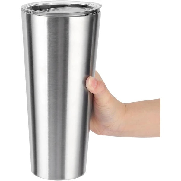 Sleek Stainless Steel Skinny Tumbler with Lid: Hydrate in Style