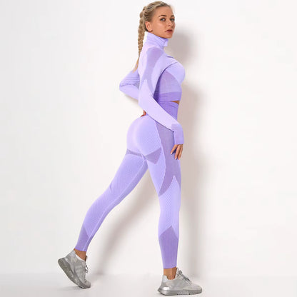 Seamless Fitness Suit Set for Women