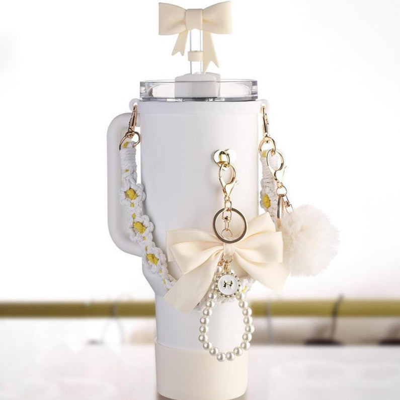 Elegant Decorated Stanley Cup: A Unique Quinceañera Souvenir or Special Gift