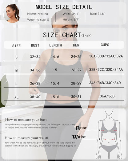 Women High Support Longline Fitness Top 