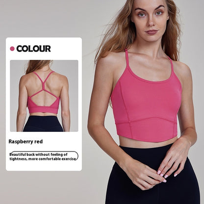 Thin Strap Open-Back Workout Tank