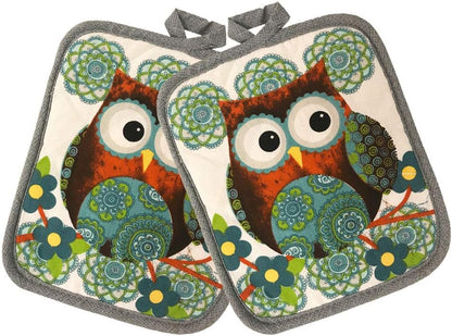 5-Piece Kitchen Linen Set (Owl Design)