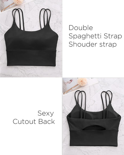 Women High Support Longline Fitness Top 