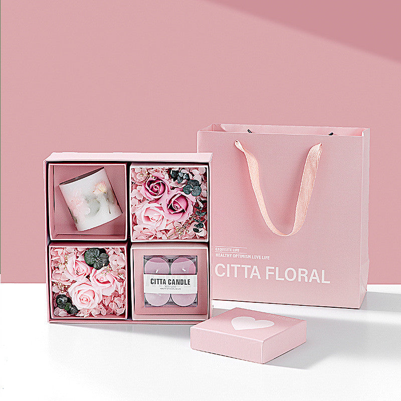 Luxury Floral and Candle Gift Box