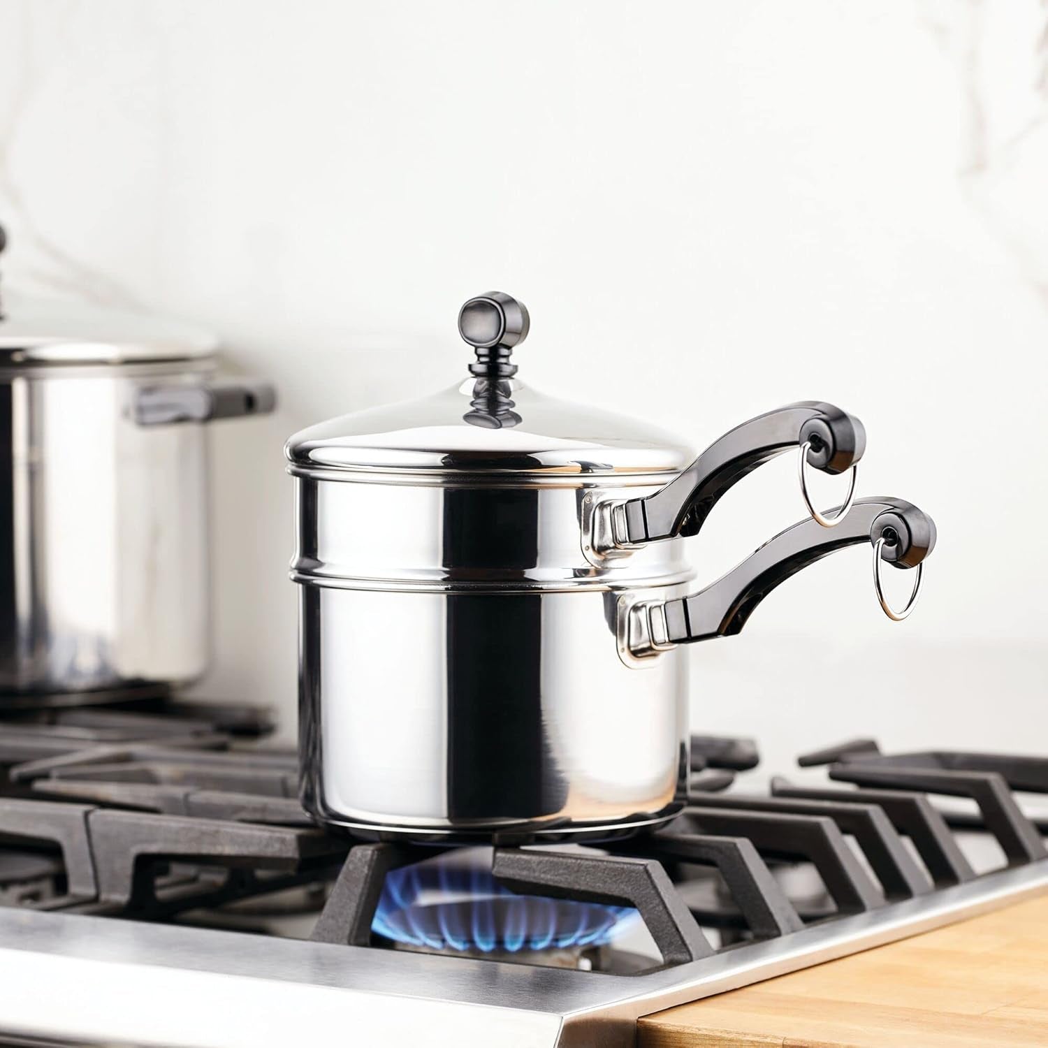 2-Quart Classic Stainless Series Covered Double Boiler