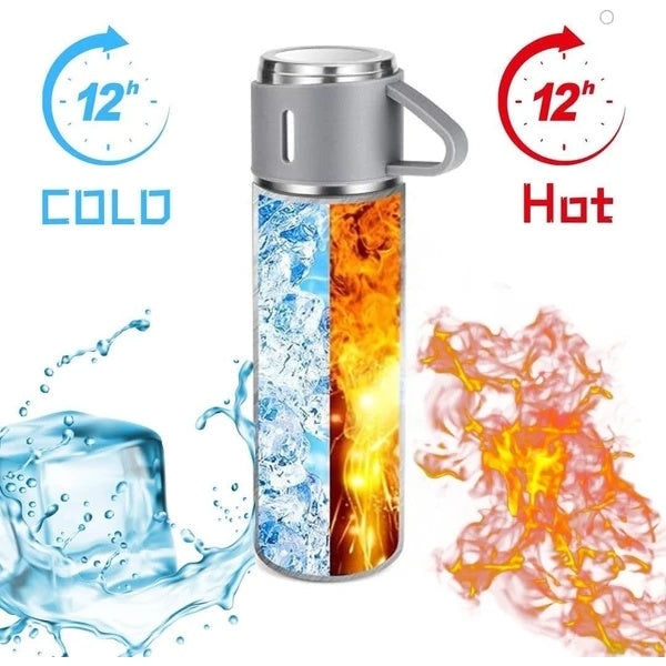 Insulated Vacuum Flask Set -Water Bottle , Thermos Water Bottle