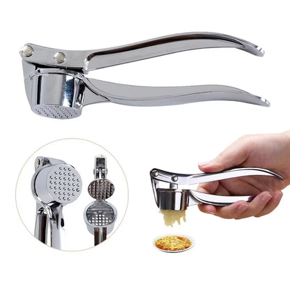 Kitchen Zinc Alloy Steel Garlic Smasher Squeezer Manual Press Grinding Tool Kitchen Accessories Kitchen