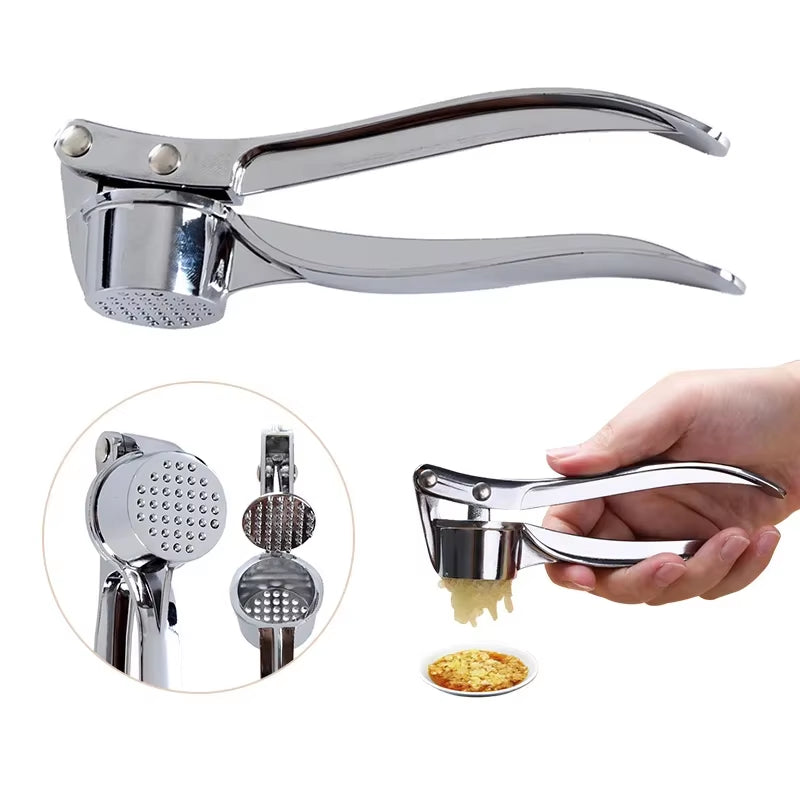Kitchen Zinc Alloy Steel Garlic Smasher Squeezer Manual Press Grinding Tool Kitchen Accessories Kitchen