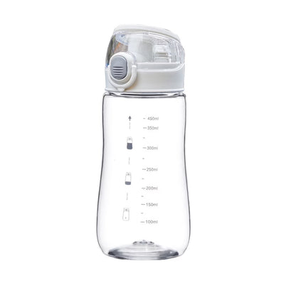 Clear Plastic Water Bottles | Sports Gym Bottle | 15 Oz | Sport Water Bottles