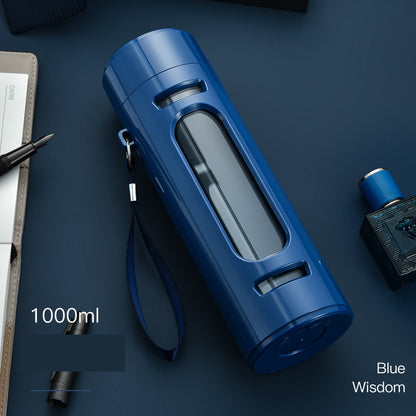 Simple Drop Proof Double-layer Cups With Tea Bin Filter