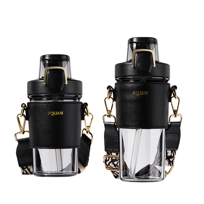 Stylish Ombre Hydration Tracker Bottle for Fitness