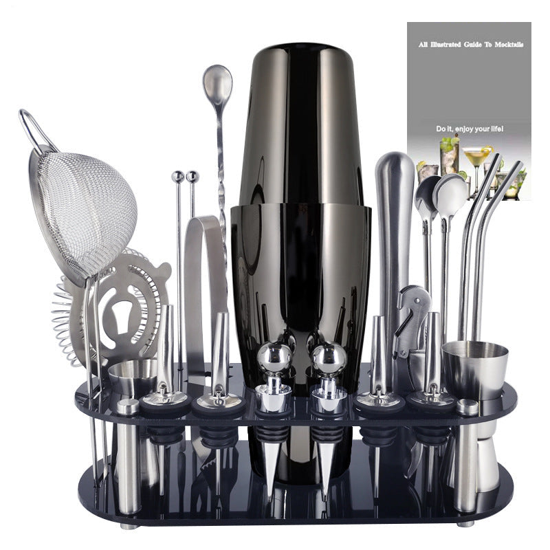 Boston Cocktail Shaker Bar Tools Wine Mixer Set