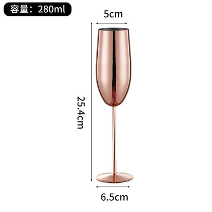 304 Stainless Steel Champagne Glass