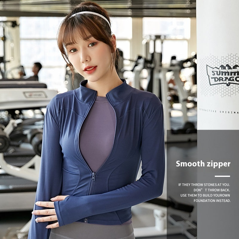 Slimming Fitness Running Top Coat