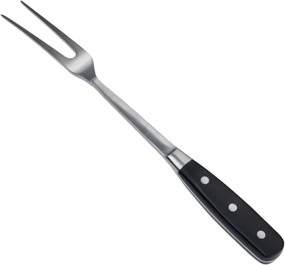 13 Inch Stainless Steel Meat Fork with Black Holder