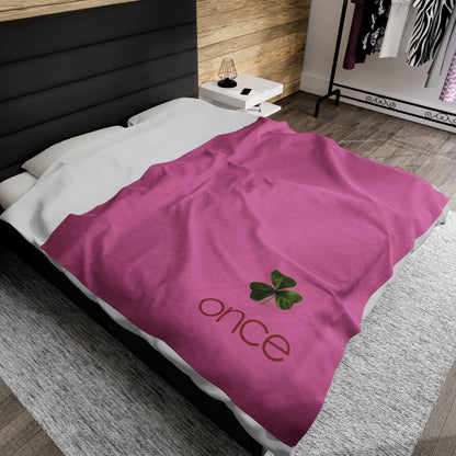 Once Velveteen Plush Blanket