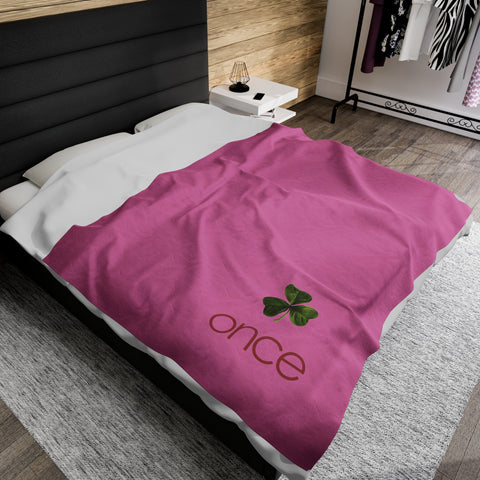 Once  Velveteen Plush Blanket