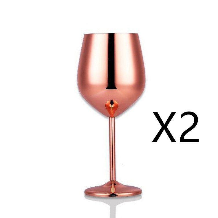 Stainless Steel Wine Glass – Durable & Stylish