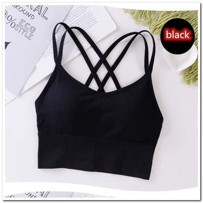 Women Fitness Top Seamless Crop Top Push up 