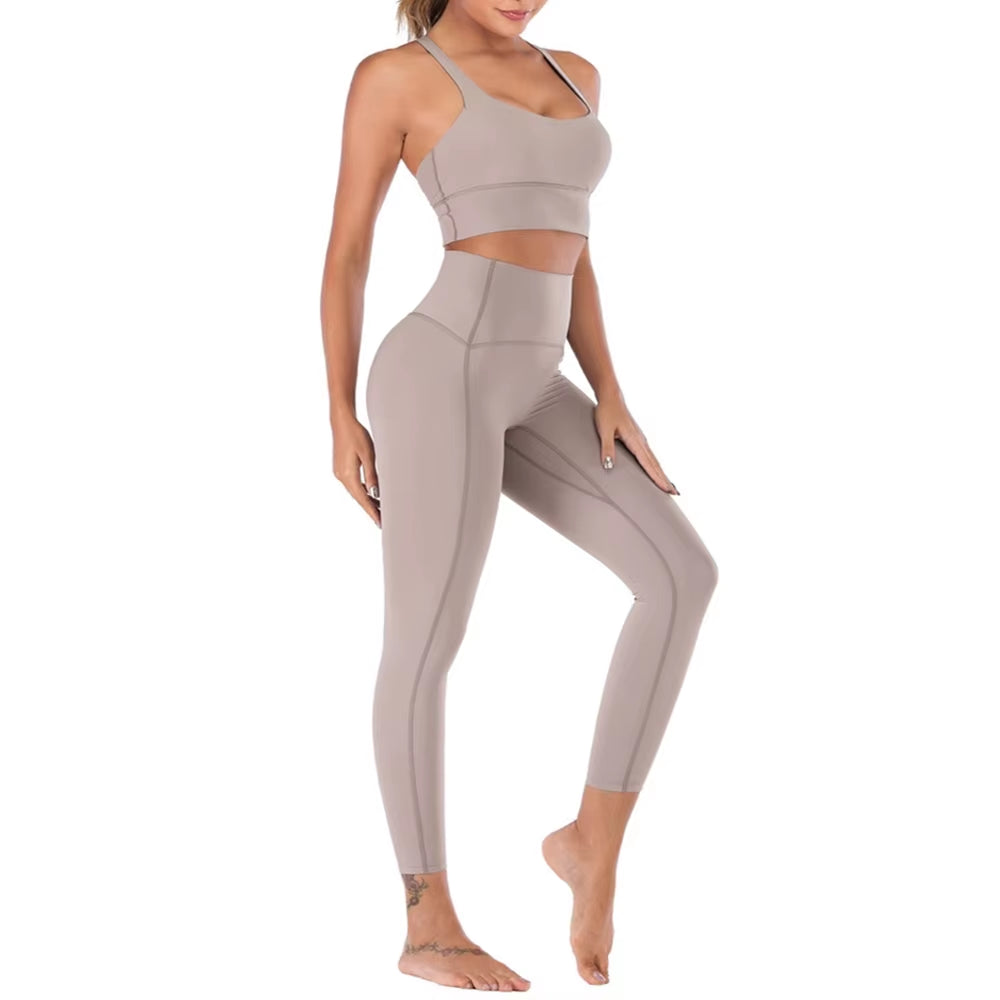 Naked-Feel High Waist Fitness Suit for Women