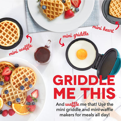 Mini Maker 3-Pack Gift Set – Waffle Makers & Griddle