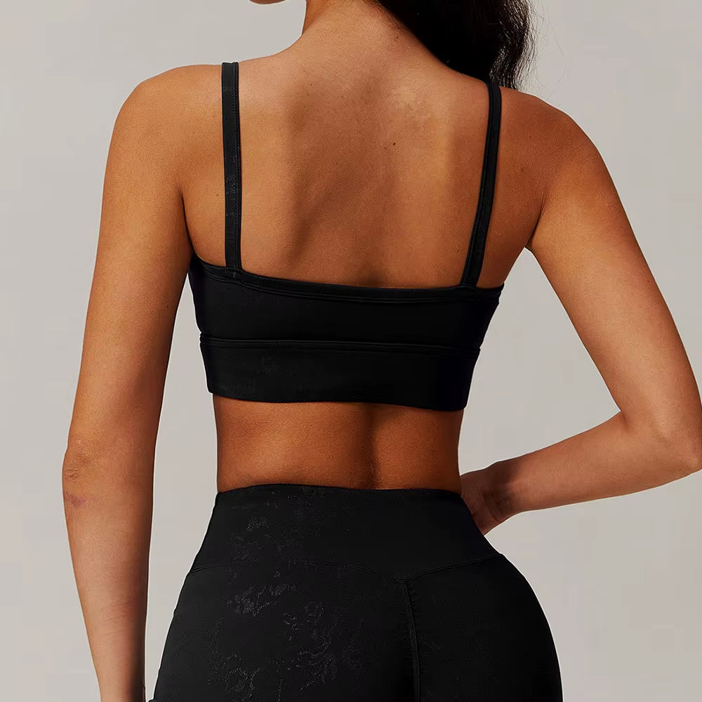 Women Sports Bra Top Women Push up Sport Bra Yoga Gym Workout Crop Top Brassiere Fitness Top Printed Sport Underwear Breathable