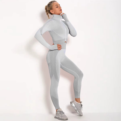 Seamless Fitness Suit Set for Women