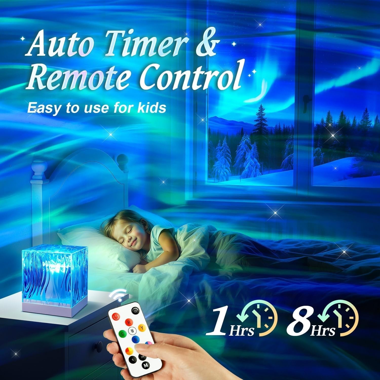 Northern Lights Projector with 18 colour