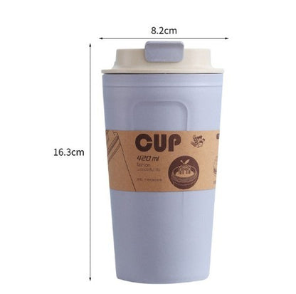 Portable Practical Reusable Bamboo Fiber Coffee Cups