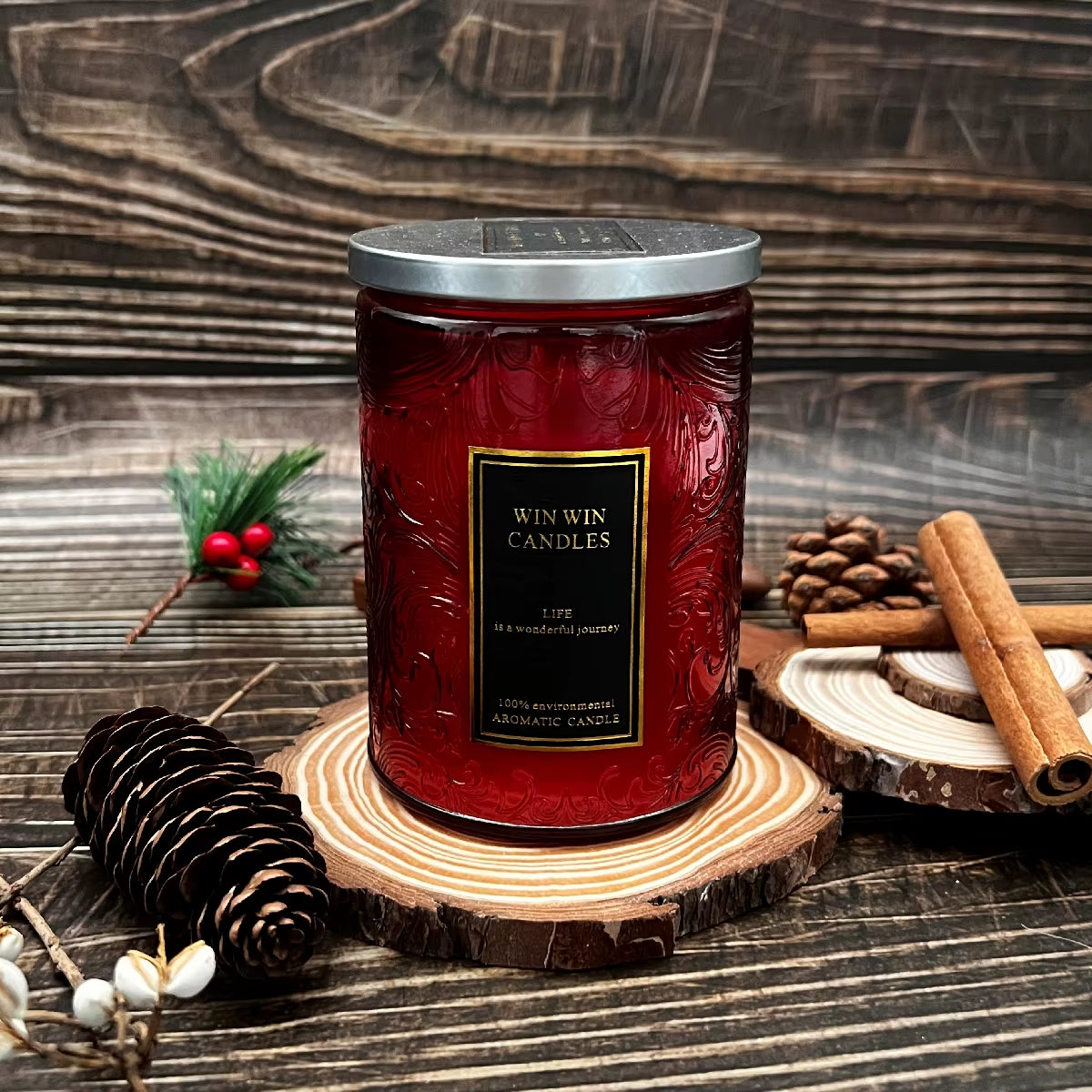 Floral Scented Candle Home Indoor Fragrance, 40-90 Hours Burning
