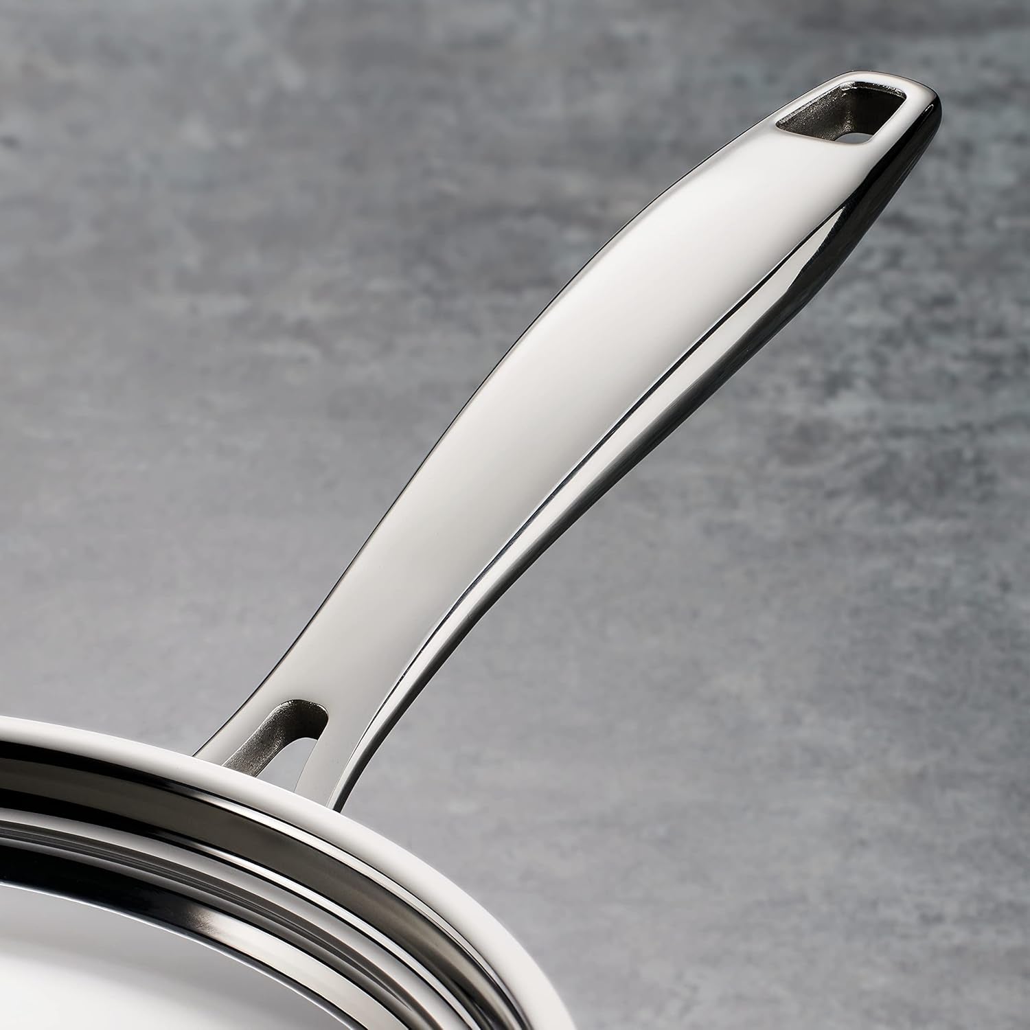 Signature Tri-Ply Clad Stainless Steel 2-Quart Sauce Pan with Lid, Induction-Ready, Dishwasher-Safe, Nsf-Certified, Made in Brazil