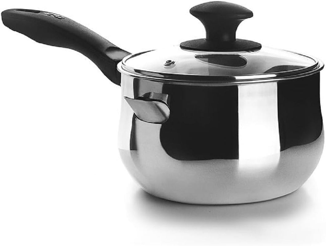 1.05 Qt Stainless Steel Double Boiler Pot, All-In-One Design with Built-In Water Chamber, Easy to Clean 