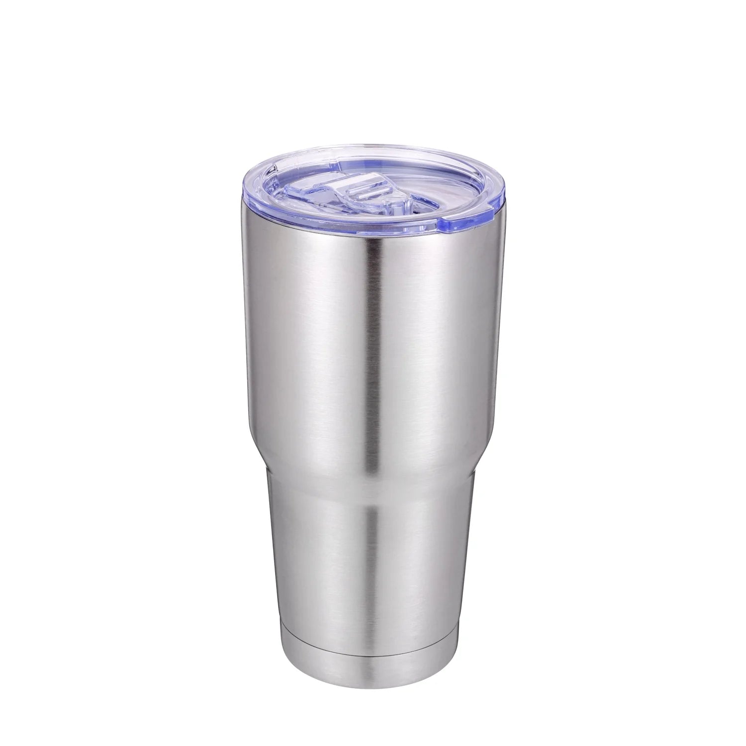 (2 Pack) 30Oz Double Wall Stainless Steel Large Tumbler, Slider Lid
