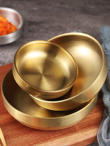 Stainless Steel Cold Seasoning Dish Rice Bowl