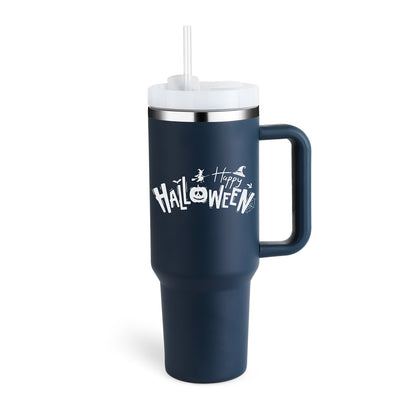Tumbler With Handle Straw Insulated Stainless Steel