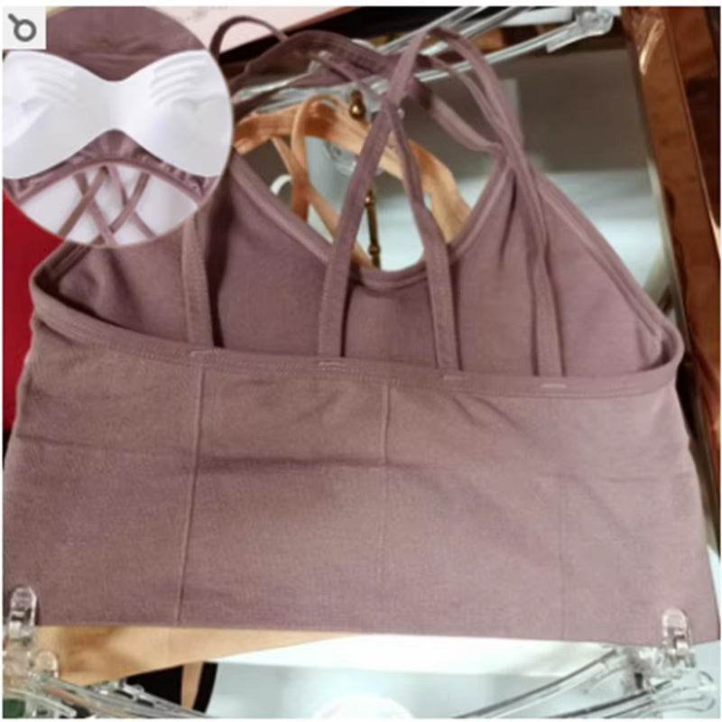 Women Fitness Top Seamless Crop Top Push up 