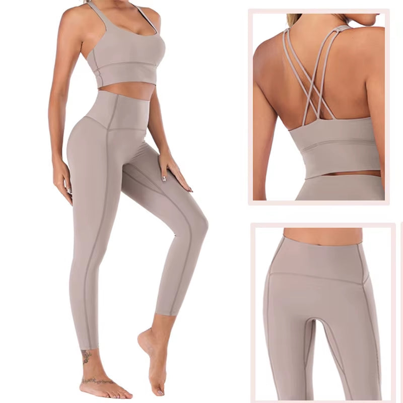 Naked-Feel High Waist Fitness Suit for Women