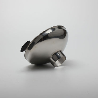 Stainless Steel Wide-mouth Funnel, Small Drain, Filter Hopper