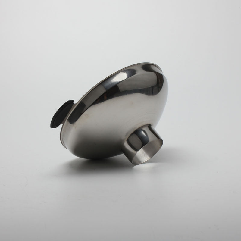 Stainless Steel Wide-mouth Funnel, Small Drain, Filter Hopper