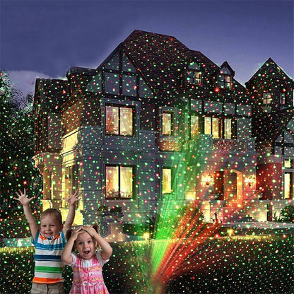Christmas Star Laser Projector  RGB Lamp Waterproof with Remote