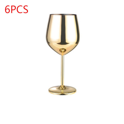 Stainless Steel Wine Glass – Durable & Stylish