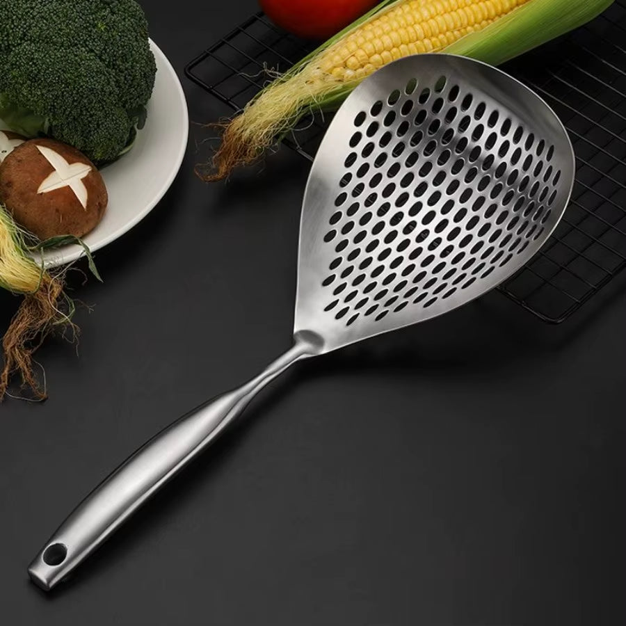 Stainless Steel Slotted Skimmer for Cooking, Kitchen Tool