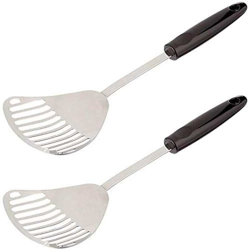 13-Inches Long Stainless Steel Slotted Skimmer, 2-Pack